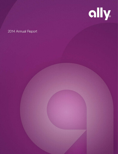 Thumbnail Ally Financial Annual Report 2014