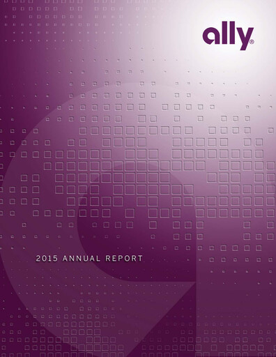 Thumbnail Ally Financial Annual Report 2015