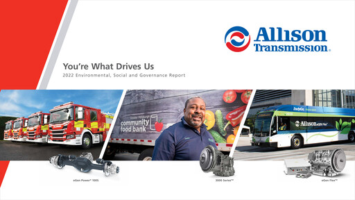 Thumbnail Allison Transmission
 ESG Report 2022