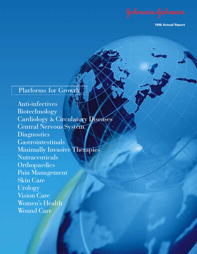 Thumbnail Johnson & Johnson Annual Report 1998