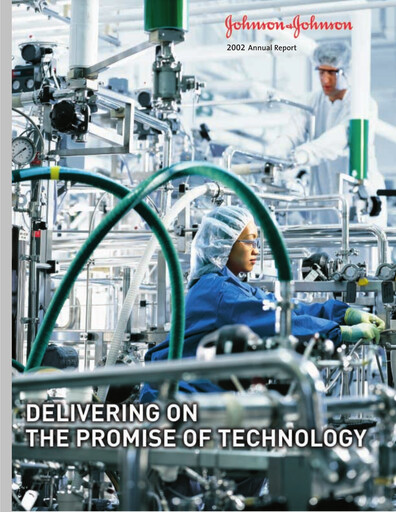 Thumbnail Johnson & Johnson Annual Report 2002