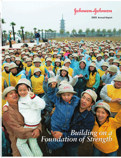 Thumbnail Johnson & Johnson Annual Report 2003