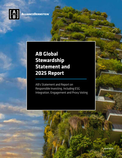 Vorschaubild AllianceBernstein ESG-Bericht 2025
