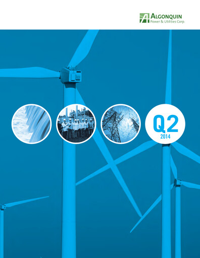 Thumbnail Algonquin Power & Utilities Quarterly Report 2014-q2