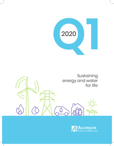 Thumbnail Algonquin Power & Utilities Quarterly Report 2020-q1