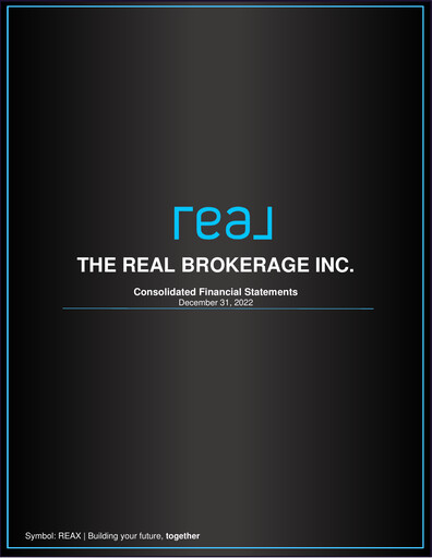 Thumbnail The Real Brokerage Financial Statement 2022