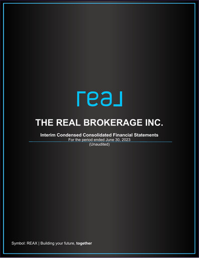 Thumbnail Real Brokerage Inc. Quarterly Report 2023-q2