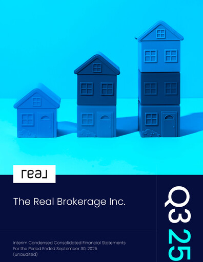 Thumbnail Real Brokerage Inc. Quarterly Report 2025-q3