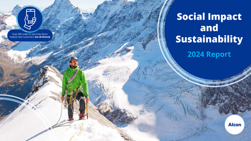 Thumbnail Alcon Sustainability Report 2024