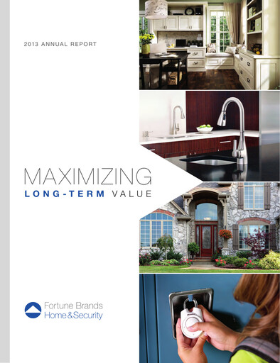 Miniature Fortune Brands Innovations Rapport annuel 2013