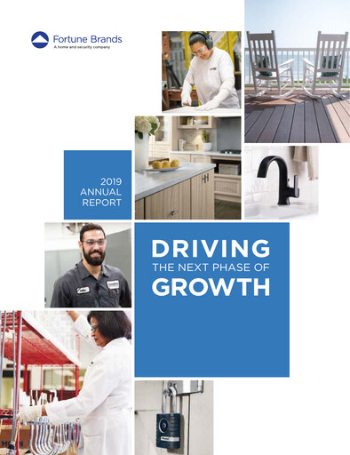 Miniature Fortune Brands Innovations Rapport annuel 2019