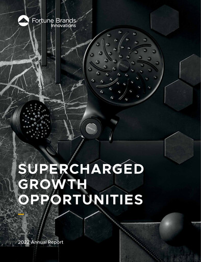 Miniature Fortune Brands Innovations Rapport annuel 2022