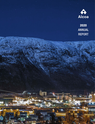 Vorschaubild Alcoa Jahresbericht 2020