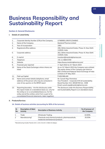 Thumbnail Mankind Pharma ESG Report 2022-2023