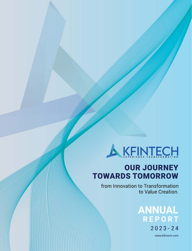 Thumbnail KFin Technologies Annual Report 2023-2024