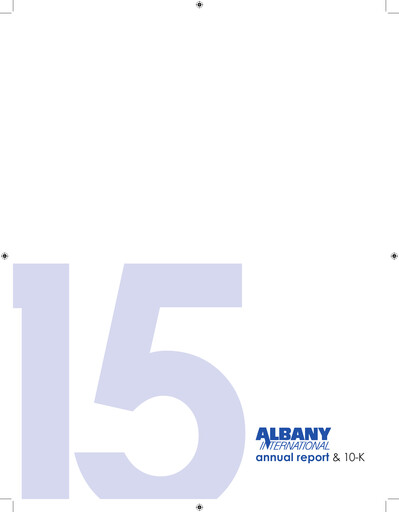 Vorschaubild Albany International
 Jahresbericht 2015