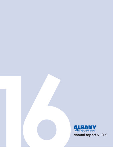 Vorschaubild Albany International
 Jahresbericht 2016