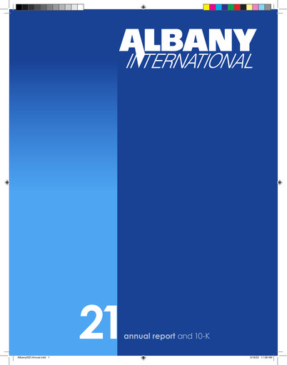Vorschaubild Albany International
 Jahresbericht 2021