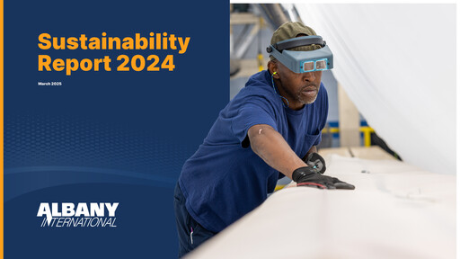 Vorschaubild Albany International
 Nachhaltigkeitsbericht 2024