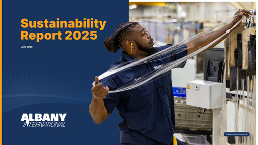 Vorschaubild Albany International
 Nachhaltigkeitsbericht 2025