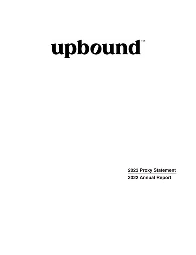 Miniature Upbound Group Rapport annuel 2022