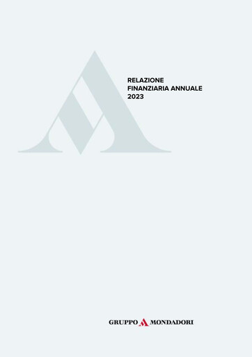 Thumbnail Arnoldo Mondadori Editore Annual Report 2023