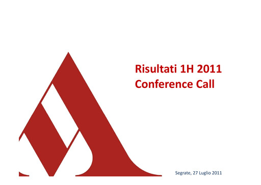 Thumbnail Arnoldo Mondadori Editore Half-year Report 2011-h1