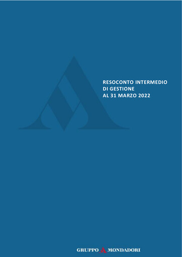Thumbnail Arnoldo Mondadori Editore Quarterly Report 2022-q1
