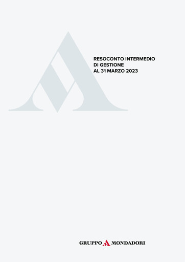 Thumbnail Arnoldo Mondadori Editore Quarterly Report 2023-q1