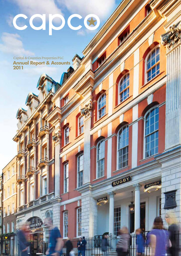 Thumbnail Shaftesbury Capital Annual Report 2011