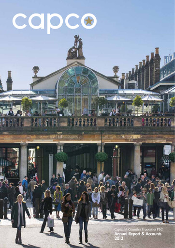 Thumbnail Shaftesbury Capital Annual Report 2013