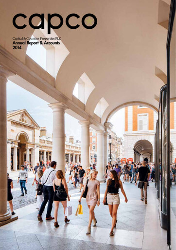 Thumbnail Shaftesbury Capital Annual Report 2014