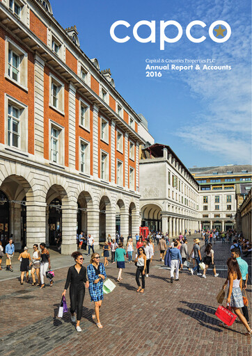 Thumbnail Shaftesbury Capital Annual Report 2016