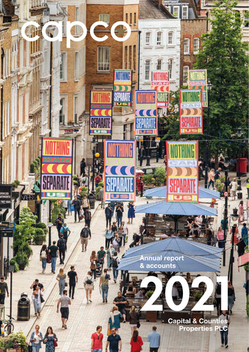 Thumbnail Shaftesbury Capital Annual Report 2021