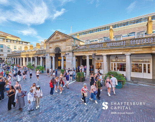 Thumbnail Shaftesbury Capital Annual Report 2025