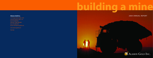 Thumbnail Alamos Gold Annual Report 2004