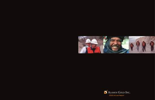 Thumbnail Alamos Gold Annual Report 2005