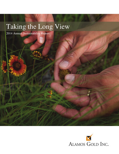 Miniature Alamos Gold Rapport de durabilité 2014