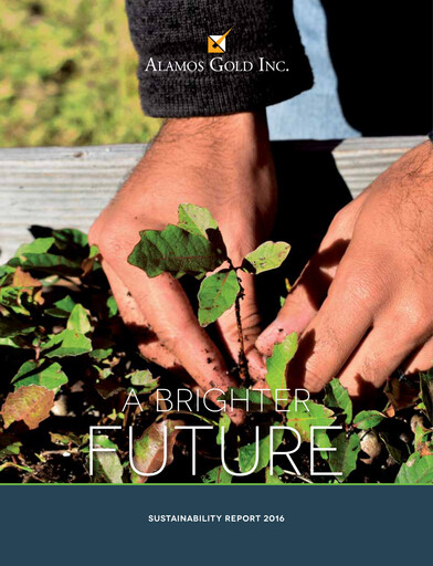 Miniature Alamos Gold Rapport de durabilité 2016