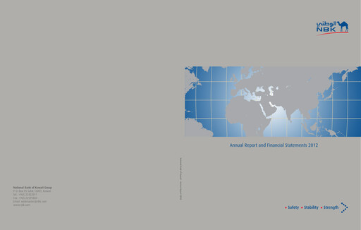 Thumbnail National Bank of Kuwait Annual Report 2012