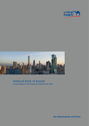 Thumbnail National Bank of Kuwait Annual Report 2016