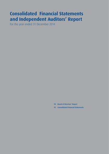 Thumbnail National Bank of Kuwait Financial Statement 2014