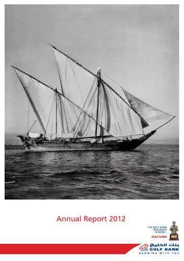 Miniature Gulf Bank Rapport annuel 2012