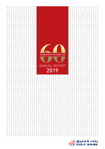 Miniature Gulf Bank Rapport annuel 2019