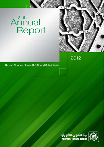 Miniature Kuwait Finance House Rapport annuel 2012