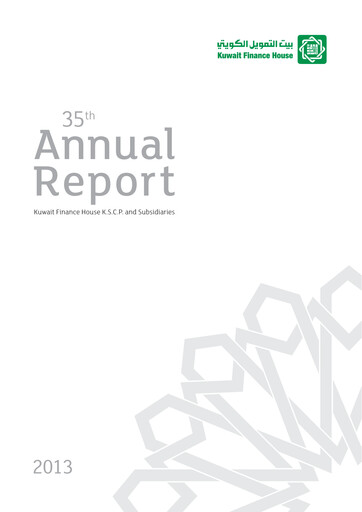 Miniature Kuwait Finance House Rapport annuel 2013