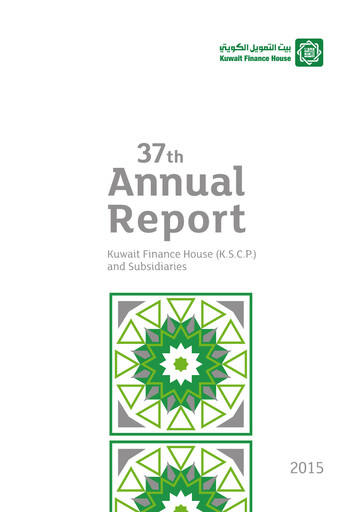 Miniature Kuwait Finance House Rapport annuel 2015