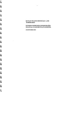 Thumbnail Kuwait Finance House Financial Statement 2004-9m