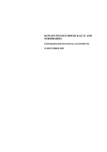 Thumbnail Kuwait Finance House Financial Statement 2025