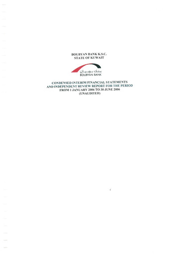 Thumbnail Boubyan Bank Financial Report 2006-h1